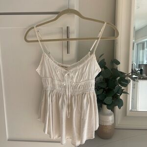 Free People Cream Camisole Top